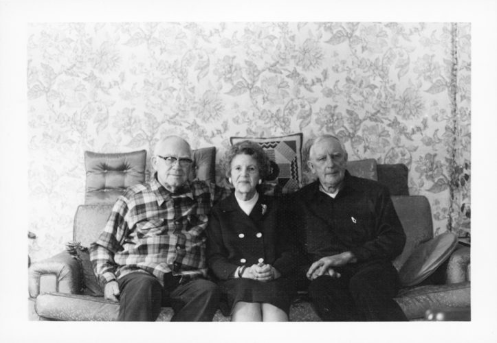 Ted, Ruth, and Irving Wrigley (Photo: Jon Humboldt Gates)